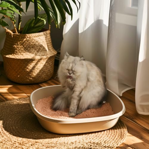 I AM TOFU - Tofu Cat Litter, Low Dust Lightweight Clumping Litter with Odor Control (10 LBS, Honey Peach) - Image 3