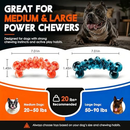 WOWBALA Dog Toys for Aggressive Chewers,Indestructible Dog Chew Toy - Image 4