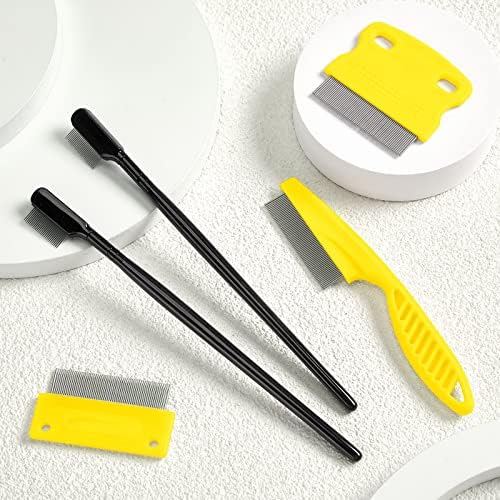 Boao 5 Pcs Dog Eye Comb Tear Stain Remover Grooming, Yellow, Black - Image 7