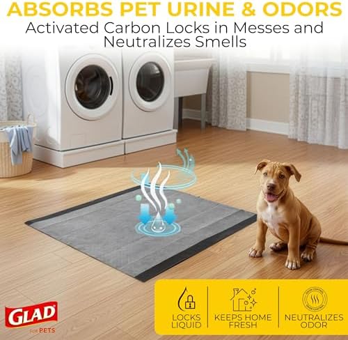 Glad for Pets Activated Carbon Disposable Dog Training Pads, 100 Count - Image 4