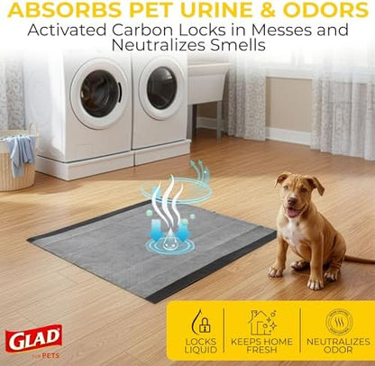 Glad for Pets Activated Carbon Disposable Dog Training Pads, 100 Count - Image 4