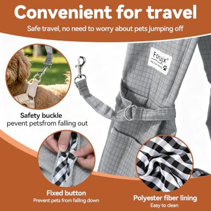 Dog Sling Carrier, Lightweight Breathable Puppy Carrier for Small Dogs&Cats - Image 3