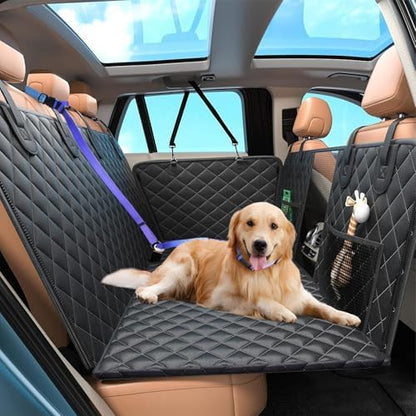 Roses&Poetry Hands Free Dog Leash with Zipper Pouch, 6-9ft Bungee Waist Leash for Medium Large Dogs Walking, Running Lead with Dual Padded Handles Car Safety Buckle for Training Jogging - Image 6