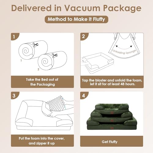 EHEYCIGA Orthopedic Small Dog Bed, Waterproof Memory Foam Washable Pet Beds - Image 7