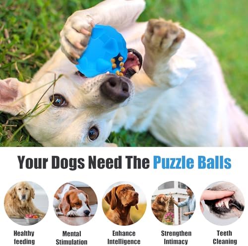 Rubber Treat Dispensing Cognitive Dog Toys for Aggressive Chewers Breed - Image 5