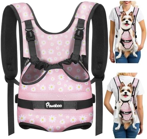 Pawaboo Pet Front Carrier Backpacks for Small Medium Dogs by Pawaboo