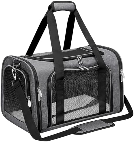 Soft-Sided Cat/Dog/Pet Carrier, Collapsible Pets Travel Carriers by Unknown