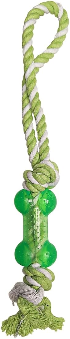 Treasure Gurus Aggressive Dogs Rope Chew Toy Dog Chewers Puppy Toys Pet Tug of War Teething Play Game