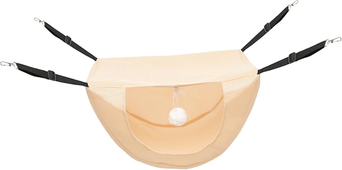 Cat Cage Hammock Breathable Cat Bed for Indoor Use Hanging Hammock for Pets Comfortable and Washable for Play and Sleep
