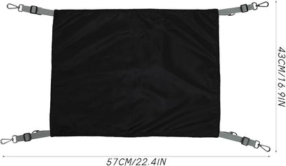 Waterproof Nylon Cat Hanging Hammock, Thick Double-Sided Pet Bed, Warm Sleeping Nest for Small Cats Indoor Outdoor Use