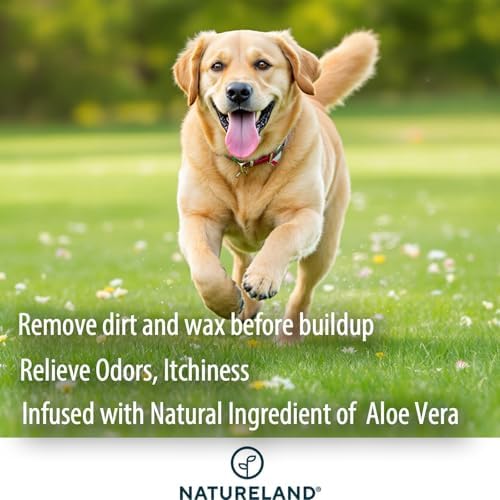 Natureland Dog and Cat Ear Finger Wipes, Large Otic Cleaning, 50 Count - Image 7