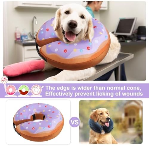 BEAUTYZOO Dog Cone Collar Alternative After Surgery,Pet Neck Donut E‑Collar - Image 3