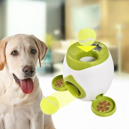 Latest Automatic Dog Ball Launcher Tennis Ball Reward Machine for Small Medium Large Dogs Indoor Outdoor Training Automatic Feede for Interactive Dog Training, pet Play and Feeding Machine