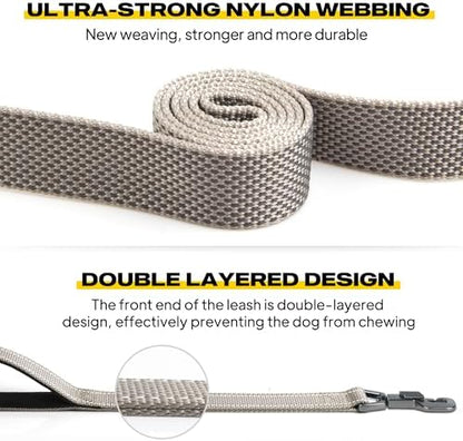 Fida Heavy Duty Dog Leash for Medium Large Dogs, 6 FT, Dual Padded Handles - Image 3