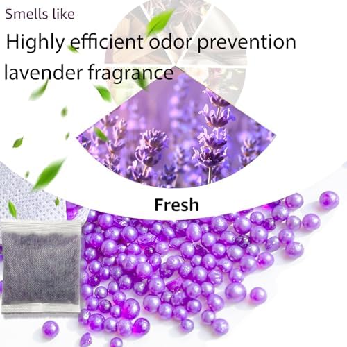 10 PCS Cat Litter Deodorizer Refills Compatible with Whisker OdorTrap Pod,Odor Remover Refills for Litter-Robot 4 Waste Bags & Litter-Robot 3 Waste Drawer, Litter Box Odor Eliminator (Lavender) - Image 4