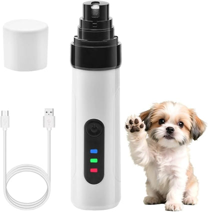 Dog Nail Grinder, 2026 New Silent Pet Nail Grinder, Electric Dog Nail Trimmers with 2 Speed, Quiet Pet Nail Trimmer for Small Medium Large Cats Dogs (Standard)