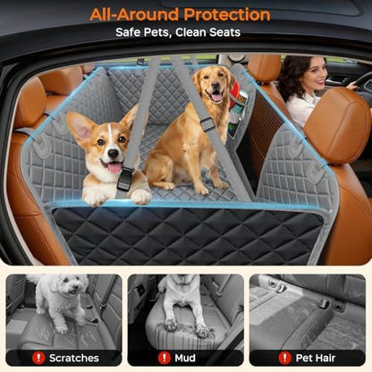 URPOWER Hard Bottom Dog Car Seat Cover, Back Seat Extender for Cars & SUVs - Image 4