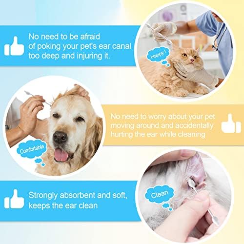 Small-Head Dog Ear Swabs, Gourd Cotton Tips, 110 pcs - Image 5