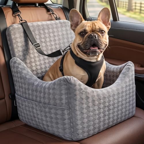 Topmart Dog Car Seat for Small Medium Dogs Under 35lbs, Cozy Pet Seat by Topmart