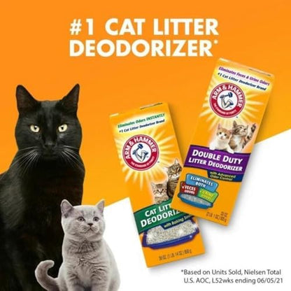 PURPUR Cloth and Litter Baking Soda Double Duty Cat Litter Deodorizer, 30 OZ (2 Boxes) Bundle - Image 2
