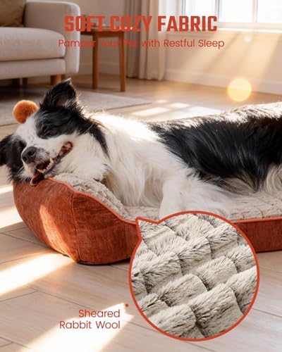 Orthopedic Dog Beds Couch Small Medium Sized Dogs, 30" L - Image 6