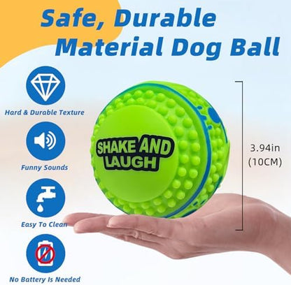 Spiky Interactive Dog Toys Ball, L, 3.94 in (10 cm) - Image 4