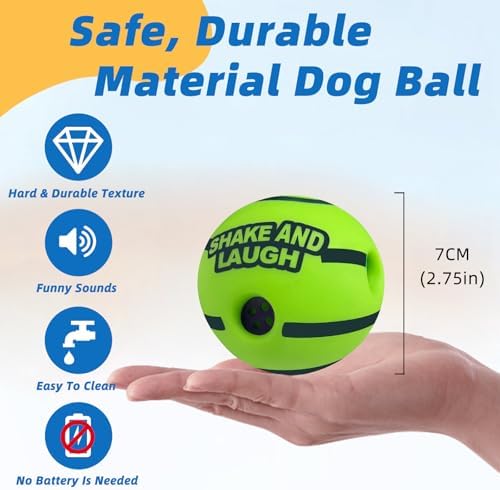 Dog Toys Ball, Interactive, XS, 2.75 in (7 cm) - Image 4