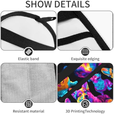 Dog Colorful Neon Pop Art Welsh Puppy Pet Hair Removal Glove For Cats Dogs - Image 5