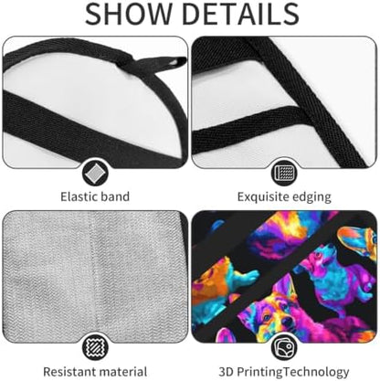 Dog Colorful Neon Pop Art Welsh Puppy Pet Hair Removal Glove For Cats Dogs - Image 5
