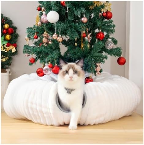 Avont Cat Tunnel Bed for Indoor Cats, Beige by Avont