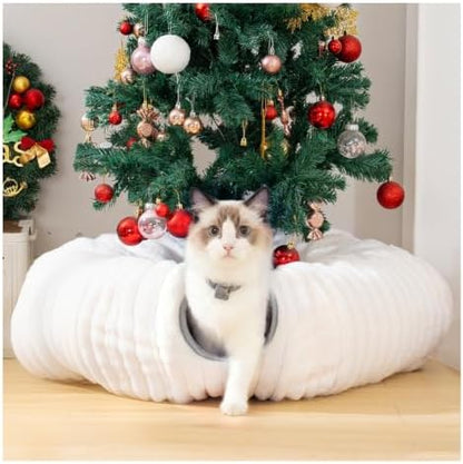 Avont Cat Tunnel Bed for Indoor Cats, Beige by Avont