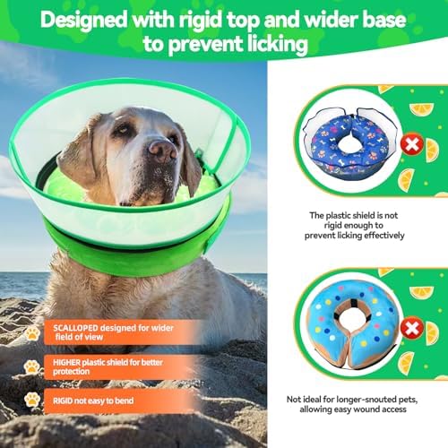 Upgraded Inflatable Dog Cone Collar to Stop Licking, Soft Dog Donut Collar - Image 5