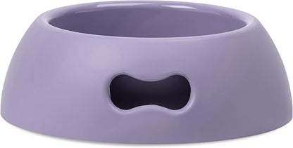 United Pets Pappy Large Dog Bowl, Eco-Friendly, Italian Design, Made in Italy, Purple, Dog Bowl for Large Dogs, Capacity: 74 oz