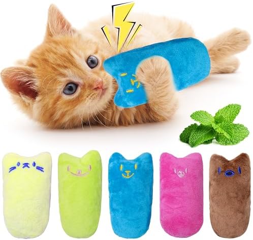 Seyezo Cat Toys for Indoor Cats, Multi Color, 5 Pack by Seyezo