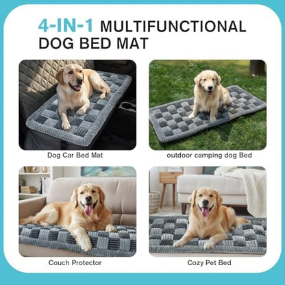 AiQInu 25.2" x 50.4" Dog Car Bed for Back Seat, Washable Dog Seat Cover - Image 6