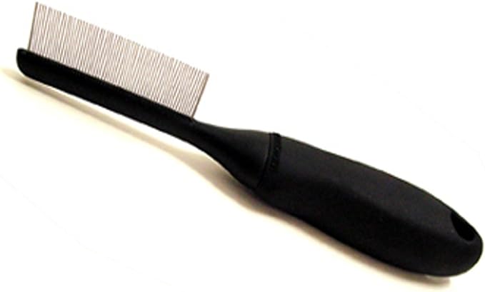 Miracle Care Coat Fine Grooming Comb, black, "9""l x 1.25""w x 1.25""h" (3240)