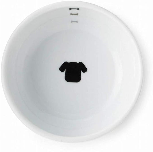 Necoichi Raised Dog Food Bowl, Elevated, for dogs and cats, pets feeding feeder Non-slip for small dogs Dishwasher and Microwave Safe, No.1 Seller in Japan! (Dog, Food Bowl)