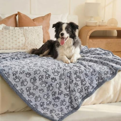 Luciphia Waterproof Dog Blanket Reversible Sherpa Fleece for Small Dogs Cat - Image 6
