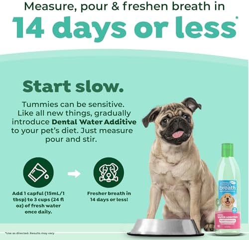 TropiClean Fresh Breath Dental Water Additive, Puppy Breath Freshener, 16oz - Image 3