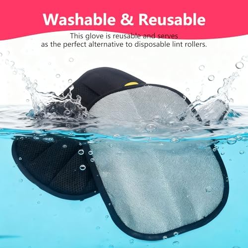 2PCS Pet Hair Removal Glove,5-Finger Magic Brush Pet Hair for Cats & Dogs,Reusable Electrostatic Pet Hair Remover Glove for Couch, Carpet, Car Seat - Image 3