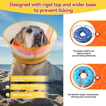 Upgraded Inflatable Dog Cone Collar to Stop Licking, Soft Dog Donut Collar - Image 5
