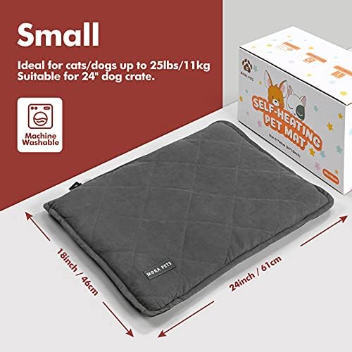 Mora Pets Self Heating Cat Bed Self Warming Cat Pad 24 x 18 Inches - Image 5