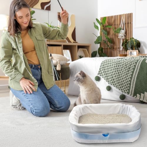 50 Pack Cat Litter Liners Large 37x19" Jumbo Drawstring Litter Bag - Image 6