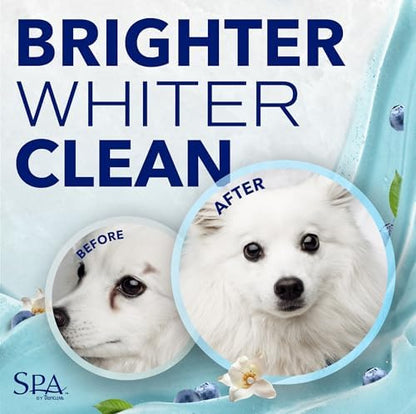 TropiClean SPA Tear Stain Remover for Dogs, Blueberry Facial Shampoo, 8oz - Image 3