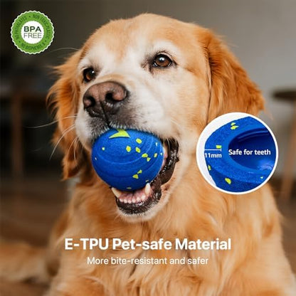 Interactive Dog Toys Balls Moving - Smart Automatic Bouncing Interactive Dog Ball, Durable Pet-Safe E-TPU Material, IPX7 Waterproof, Anti Boredom Dog Toys to Keep Them Busy for Large and Small Dogs - Image 4