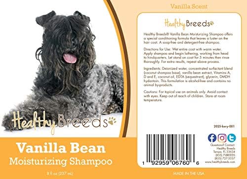 Healthy Breeds Kerry Blue Terrier Vanilla Bean Moisturizing Shampoo 8 oz - Image 2
