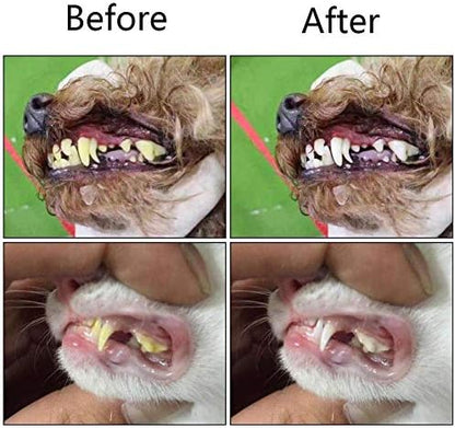 Orgrimmar 2 Pcs 3-Sided Pet Toothbrush Dog Cat Mouth Dental Teeth Care - Image 5