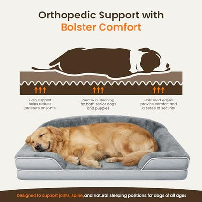 Orthopedic Dog Bed for Extra Large Dogs, 45"x30" XL Dog Couch Bed - Image 4