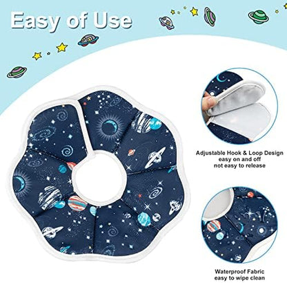 Depets Cat Cone Soft, Adjustable Recovery E-Collar for Pet Neck Size 9.5 in - Image 6