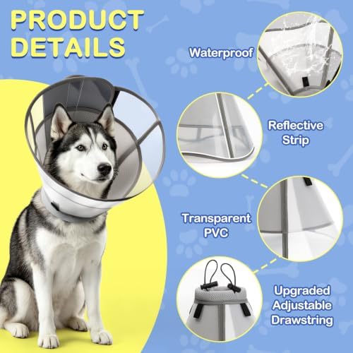Dog Cone to Stop Licking, Soft Dog Cone Collar Alternative After Surgery - Image 5